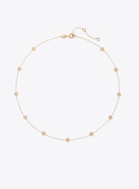 TORY BURCH 女士项链 184432783 AW2026 金色 ICON NECKLACE
