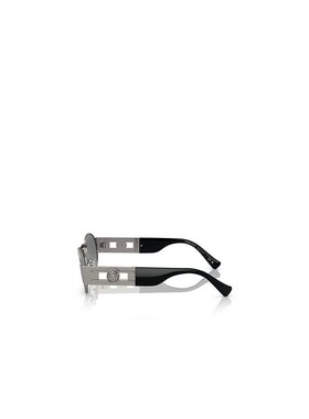 VERSACE 男士太阳镜 VE226410016G CO 灰色 撞色徽标太阳镜范思哲