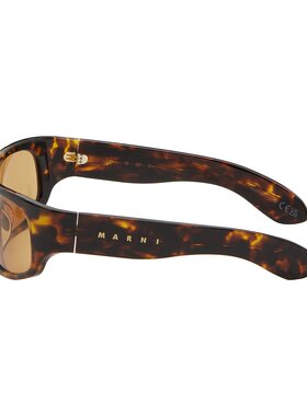 1h可退 潮奢 Marni 玛尼 男士 棕色 & 黑色 Uailus 太阳镜 D28