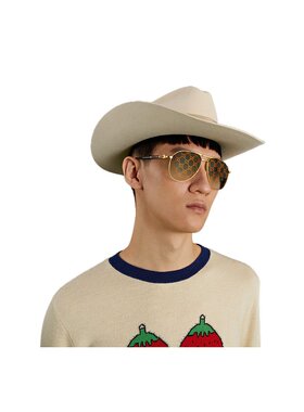 1h可退 gucci 男士 太阳镜古驰
