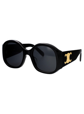 CELINE 女士太阳镜 CL40305U01A AW2025 黑色 徽标太阳镜