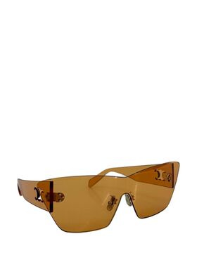 潮奢 Celine 思琳 女士 CELINE CAPSULE 米色太阳眼镜 4S351CPLN