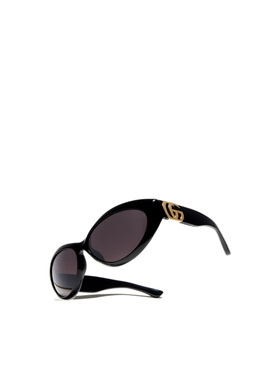 GUCCI 女士眼镜 875964J07401012 AW2026 黑色 猫眼框太阳镜