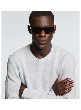 1h可退 潮奢 Prada 普拉达 男士 矩形太阳眼镜 black黑色 舒适时