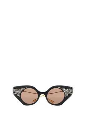 GUCCI 女士眼镜 733370J07411023 SS2023 灰色 CAT-EYE SUNGLASSE
