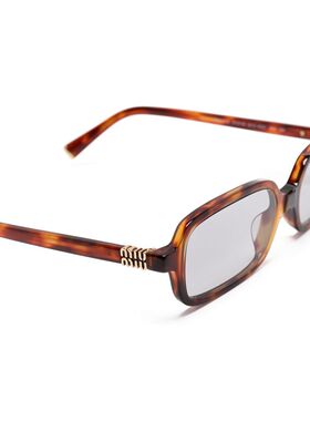 MIU MIU 女士眼镜 MU11ZS21C40O CO 白色 矩形太阳镜