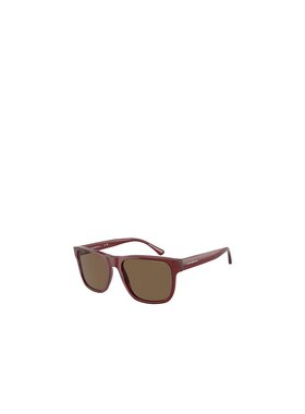 EMPORIO ARMANI 男士眼镜 EA4163507573 CO 棕色 全框太阳镜