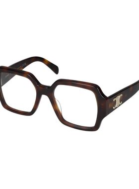 1h可退 CELINE 女士眼镜 CL50131I053 CO 黑色 徽标平光镜