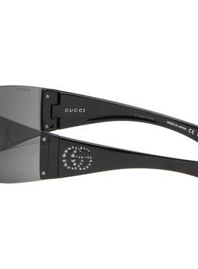 Gucci 古驰 女士 黑色 Leonie Mask 太阳镜 GG1958S001001RUTHENI