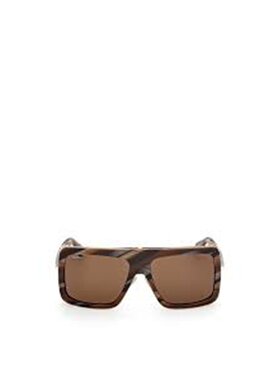 MAX MARA 女士眼镜 MM011962E SS2025 棕色 全框太阳镜配饰