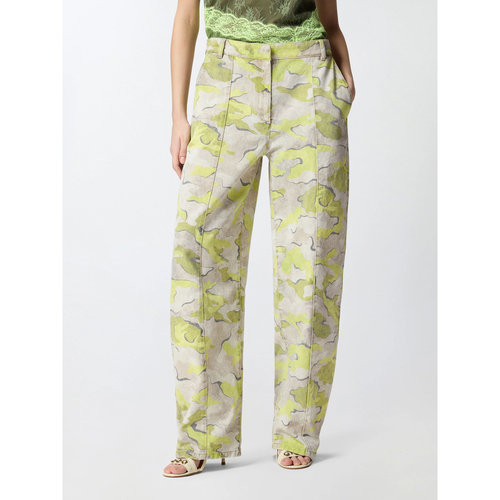 PINKO 女士休闲裤 107877A3O7CSL SS2026 花色 PINKO GRASPO trou - 图2