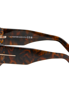 Tom Ford 汤姆 福特 男士 棕色 Bronson 太阳镜 FT10446052S52SSH