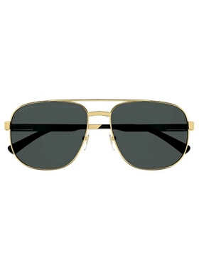GUCCI 男士太阳镜 GG1223S002 CO 灰色 Gucci GG1223S gold male