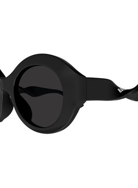 BALENCIAGA 女士太阳镜 BB0208S001BLACKBLACKGREY巴黎世家