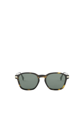 FENDI 男士眼镜 FE40166I52N SS2025 灰色 几何太阳镜