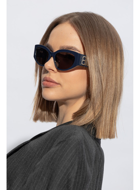 BALENCIAGA 女士眼镜 773502T00394003 SS2025巴黎世家 黑色配饰