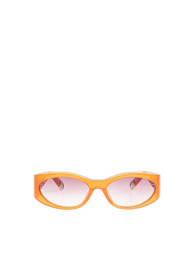 1h可退 JACQUEMUS 女士眼镜 JAC4C10SUN SS2025 橙色 全框太阳镜