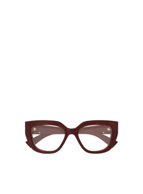 GUCCI 女士眼镜 GG1847O003 SS2025 棕色 古驰几何框平光镜