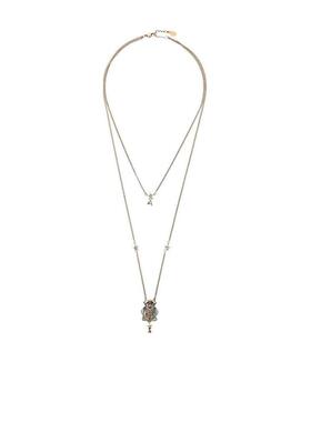 ALEXANDER MCQUEEN 女士项链 553667J160Z8695 SS2021水晶吊坠