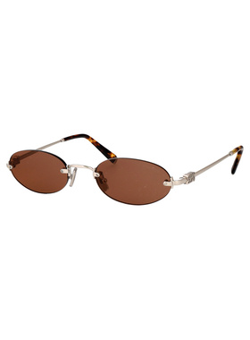MIU MIU 女士太阳镜 0MUA54S1BC90Q SS2026 棕色 0MU A54S