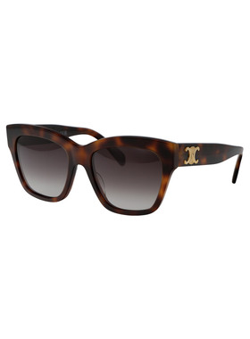 CELINE 女士眼镜 CL40253I53K SS2026 灰色 徽标太阳镜