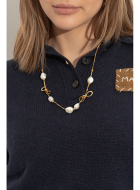 MARNI 女士项链 COMV0525A0M200100Y65 AW2025 金色珍珠