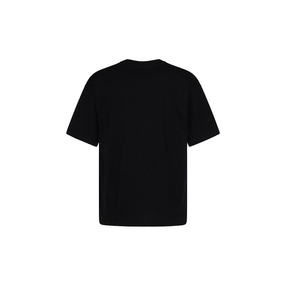 1h可退 DIESEL 男士T恤 A148720QKAS9XX AW2025 黑色 'T-Boxt-Ble - 图0