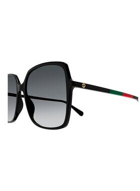 GUCCI 女士太阳镜 GG0544S007 SS2025 古驰 黑色几何太阳镜