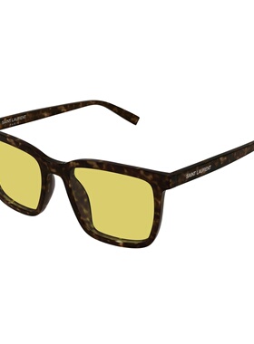 SAINT LAURENT 男士眼镜 SL500008 SS2026 黄色 全框太阳镜