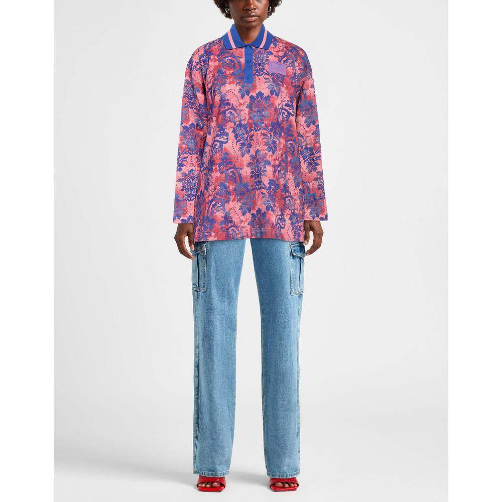 1h可退 潮奢 versace 范思哲 女士 Polo衫 pink粉色 舒适时尚,淘宝优惠券,粉丝福利购,淘宝优惠卷