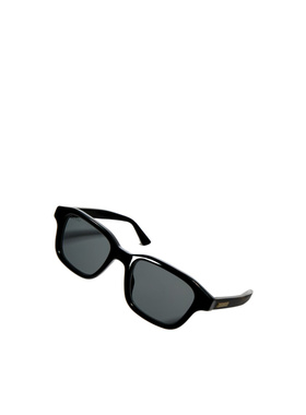 1h可退 GUCCI 女士眼镜 A000P3J07401040 AW2026 黑色 矩形镜框太