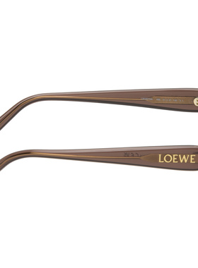 LOEWE 女士眼镜 LW40158I49E SS2026 棕色 全框太阳镜罗意威