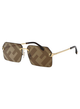 1h可退 FENDI 男士太阳镜 FE40043U33G AW2025 棕色