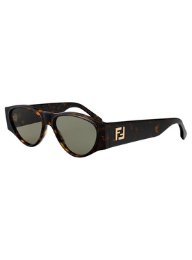 FENDI 男士眼镜 FE40158I52E AW2025 灰色 FF SQUARED