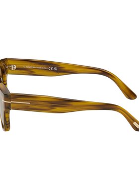 1h可退 潮奢 Tom Ford 汤姆 福特 男士 棕色 Caine 太阳镜 FT1280