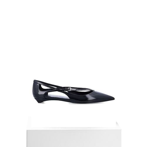 香港直邮PRADA 女士芭蕾乐福鞋 1F733N055NERO SS2025 黑色 PRADA - 图3