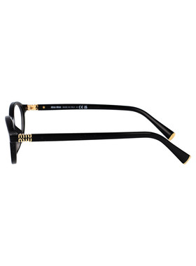 MIU MIU 女士眼镜 0MU09XV16K1O1 AW2024 黑色 0MU 09XV