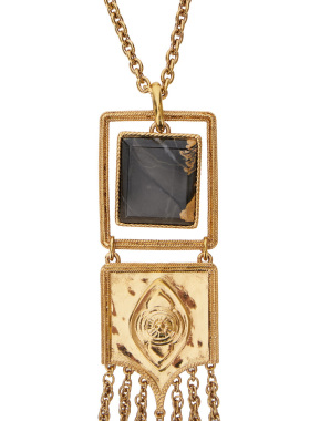 CHLOÉ 女士项链 CH25AJN11BPM7ZG AW2025 金色 吊坠项链