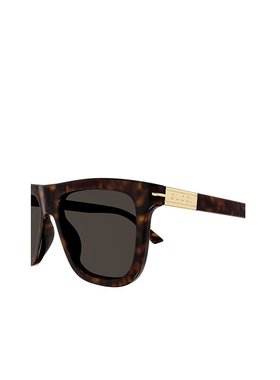 GUCCI 男士太阳镜 GG1502S002 CO 黑色 几何太阳镜古驰