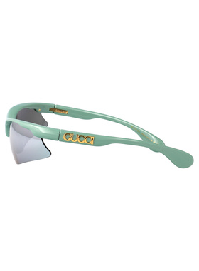 GUCCI 男士眼镜 GG1774S005 SS2025 白色 几何框太阳镜古驰