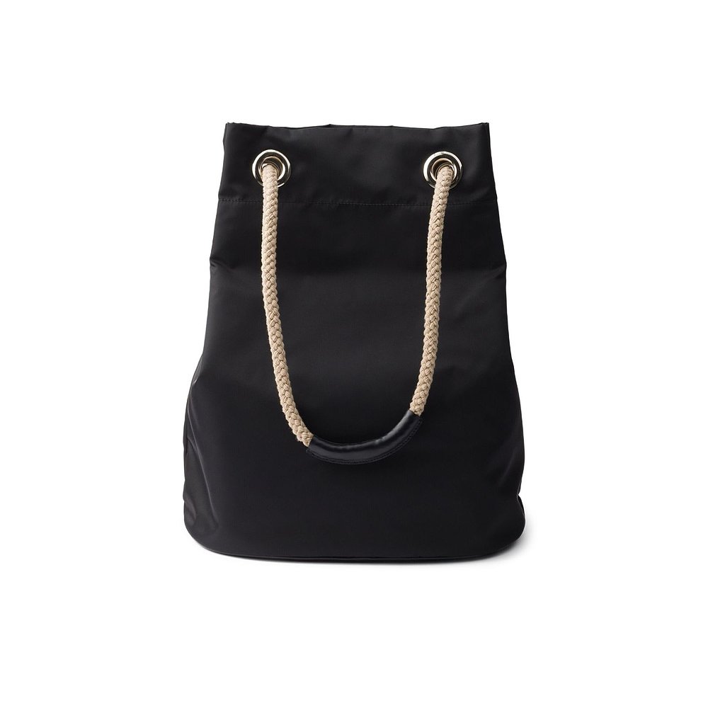 1h可退 PRADA 男士双肩包 2VG133VOOO2HG8F0002 AW2025 黑色 - 图1