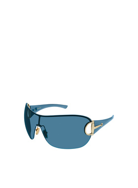 GUCCI 女士眼镜 GG2174S004 SS2026 蓝色 几何太阳镜