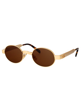 MIU MIU 女士太阳镜 0MUB51S22M20V SS2026 金色 0MU B51S