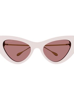 GUCCI 女士眼镜 GG1565S003 SS2025 花色 猫眼太阳镜古驰配饰