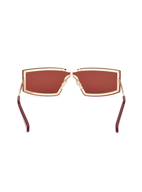 1h可退 MAX MARA 女士眼镜 MM011832S CO 粉红色 徽标太阳镜