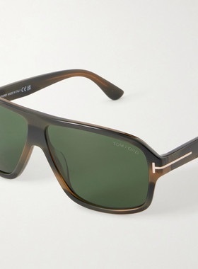 潮奢 Tom Ford 汤姆 福特 男士 William 02 飞行员醋纤太阳眼镜 F