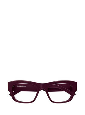 1h可退 BALENCIAGA 男士太阳镜 BB0264O004 SS2023 红色 BB0264O