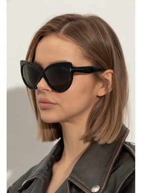 TOM FORD 女士太阳镜 FT119606501A SS2026 黑色 Sunglasses