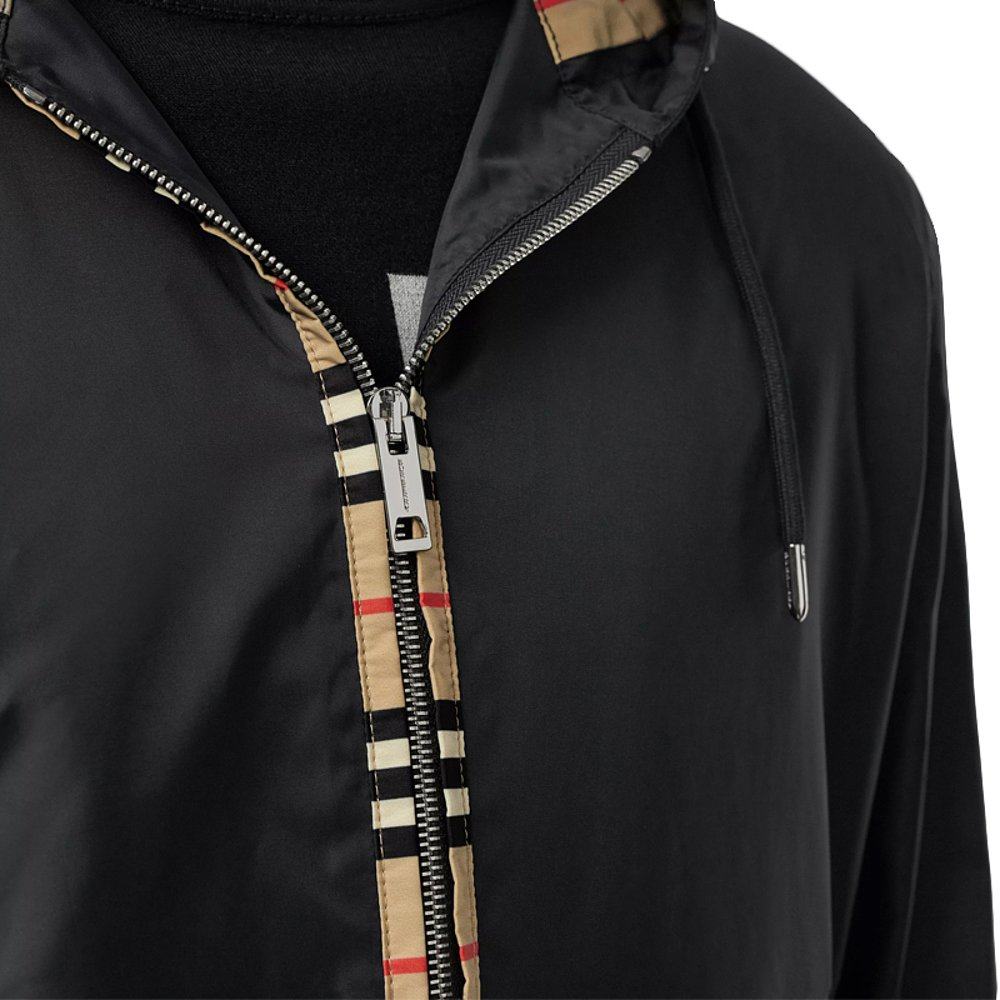 香港直邮burberry巴宝莉黑色夹克 天猫国际香港直购夹克