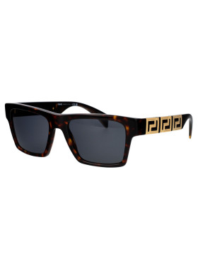 VERSACE 男士太阳镜 0VE444510887 AW2024 范思哲棕色 0VE4445